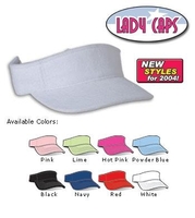 Terry Cloth Visors with Embroidery, Wholesale Blank Caps