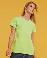 Anvil cotton v neck tee