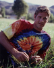 Authentic pigment tie dyed cotton mens tee shirts