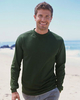 Gildan cotton long sleeve mock neck shirt