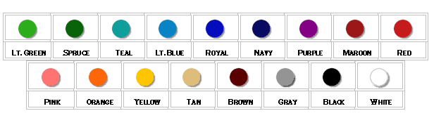 Thread Colors for Embroidery
