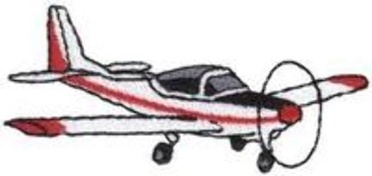 Image EQ0393 Aircraft Embroidery Designs