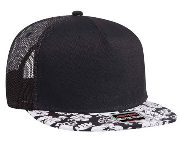 De bossen Situatie Otto Caps: Hawaiian Style Cotton Twill Flat Visor Snapback Hat |  CustomizedWear