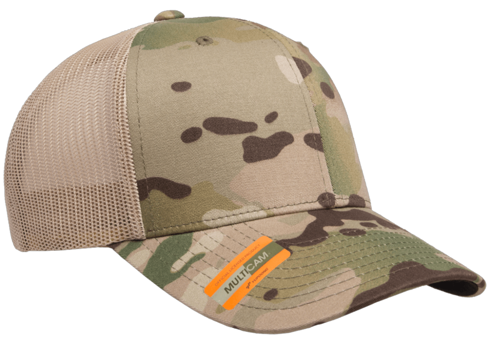 Yupoong Multicam Camo Retro Trucker Cap by