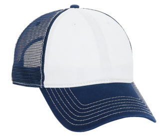 Otto Caps: Wholesale Garment Washed Cotton Low Profile Pro Trucker Style Cap