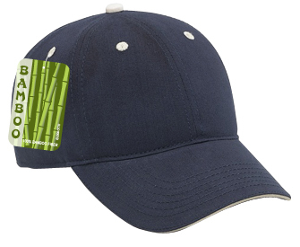 Otto Caps: Brushed Bamboo Sandwich Visor Pro Style | CapWholesalers