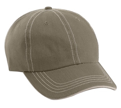 Cobra Caps: Garment Washed Jacquard Canvas Hat | Wholesale Caps & Hats