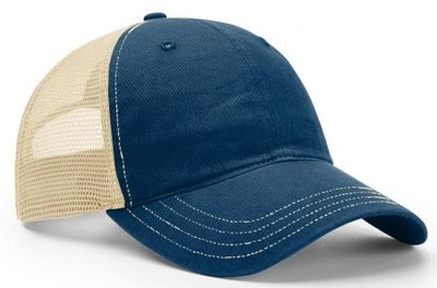 Richardson Caps: Wholesale Garment Washed Trucker Mesh Cap | CapWholesalers