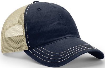 Richardson Caps: Wholesale Garment Washed Trucker Mesh Cap | CapWholesalers