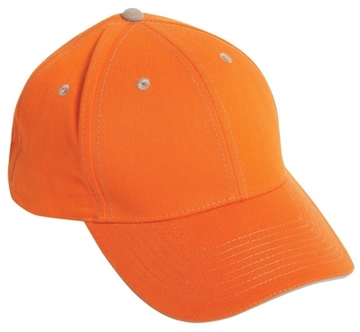 Cobra Caps: 6-Panel Brushed Cotton Sandwich Cap | Wholesale Blank Caps & Hats