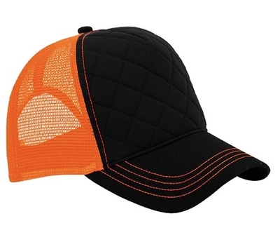 Mega Cap: Neon Fashion Quilted Trucker Cap | Wholesale Trucker Hats