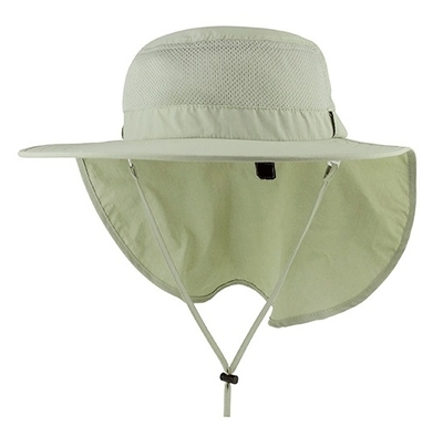 Wholesale Mega Cap: Juniper Taslon Large Bill Hat & Roll-Up Flap 