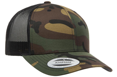 Retro Yupoong Trucker Camo - Wholesale Caps & Hats - Cap Wholesalers