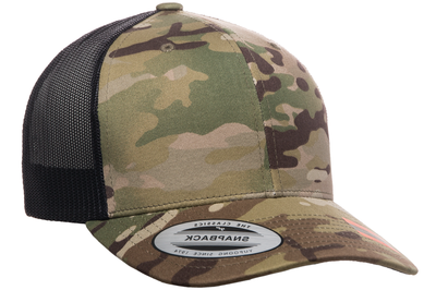 yupoong camo trucker hat
