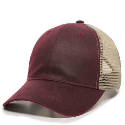 Outdoor Hats: Weathered Canvas Mesh Back | Wholesale Blank Hats 