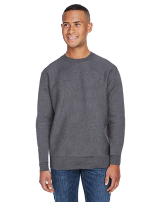 J America Adult Sport Weave Crew Neck Sweatshirt | Mens Fleece/Outerwear
