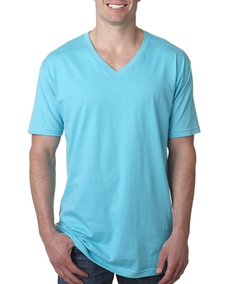 Next Level Mens Cotton V | Mens Short Sleeve Tee Shirts
