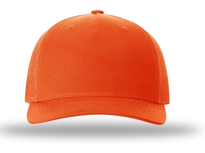 Richardson Blaze Orange Trucker Cap | Wholesale Blank Caps & Hats | CapWholesalers