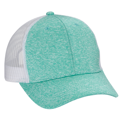 Cobra Caps: 6 Panel Tri-blend Jersey Mesh Hat | Wholesale Blank Hats