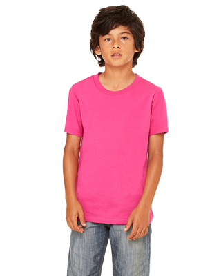 Bella + Canvas Youth Jersey Short-Sleeve T-Shirt - Cap Wholesalers