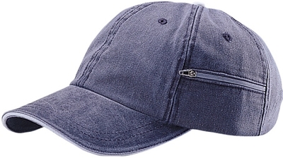 Mega 6 Panel Washed Pigment Dyed Zipper Pocket | Wholesale Relaxed Dads Hats