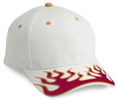 Cobra Caps: Brushed Cotton Cap With 3-D Fusion | Wholesale Blank Caps & Hats