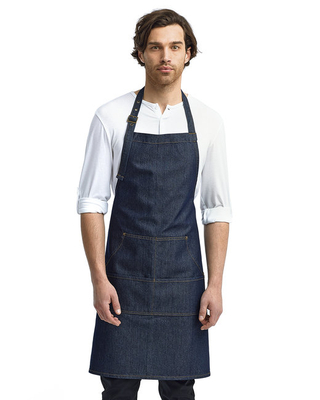 Alpha Broder Reprime Unisex Jean Stitched Denim Bib Apron | APRON