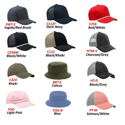 Cobra Caps: Can't Decide? Try Our Wholesale 6 Panel Sample Pack -CapWholesalers