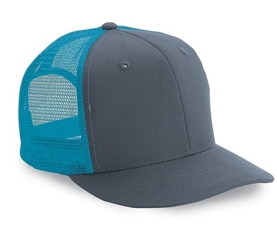 Cobra Caps: Wholesale 6-Panel Trucker Hat Cotton Front & Mesh Back
