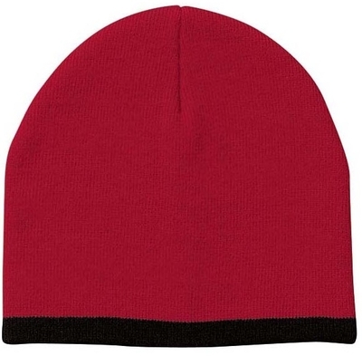 Cobra Caps: Wholesale Cobra's Budget Caps Knit Beanie With Contrasting Edge