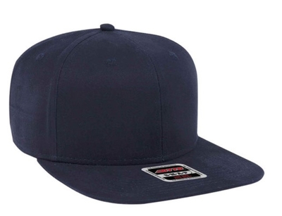 Otto Caps: Wholesale Superior 6-Panel Pro Cotton Twill Square Flat Visor Hat