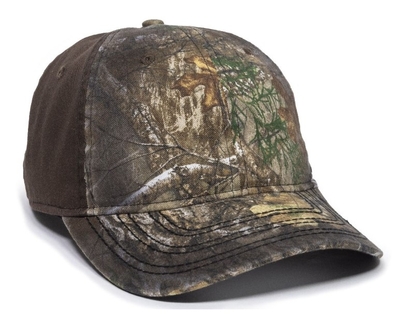 Outdoor Oil Stained Cotton Twill Baseball Cap w/Frayed Visor | Wholesale