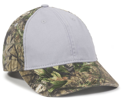 Outdoor 6 Panel Heavy Washed Low Crown Canvas Camo | Cap Wholesalers
