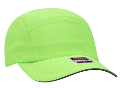 Otto 5 Panel Polyester Pongee Running Cap | Wholesale Sport Performance Hats