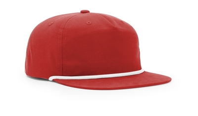 Richardson 5 Panel Nylon Grandpa Pinch Snapback Hat by