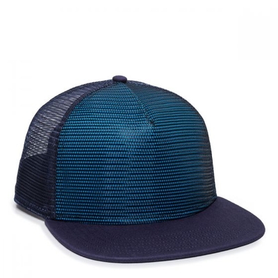 Outdoor Mesh Overlay Snap Back | Wholesale Trucker Mesh Hats