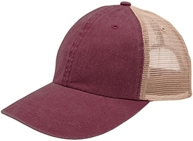 Mega 6 Panel Wash Pigment Dyed Trucker Mesh | Wholesale Trucker Mesh Hats
