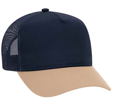 Otto Cotton Twill 5-Panel Pro Style Mesh Back | Custom Snapback Caps & Hats