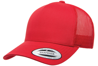 5-Panel Retro Yupoong Trucker | Wholesale Blank Hats | CapWholesalers
