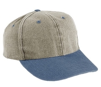 Image Cobra-6-Panel Mid-Profile Washed Cotton Twill Cap with Extended Bill