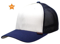 Image Yupoong Flexfit White Front Cotton Twill Mesh
