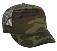 Image Budget Caps | Cobra-5-Panel Camouflage 4 Inch Foam Front Mesh Back