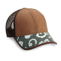 Image Cobra-6 Panel Straw Baseball Mesh Back