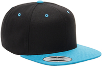 Image Yupoong-Two Tone Pro Style Wool Baseball Cap w/Flat Bill