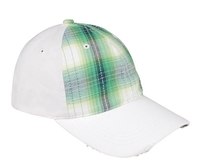 Image Mega Flex Low Profile Plaid Cotton Fitted Cap