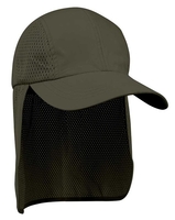 Image Mega Juniper Microfiber Cap With Mesh Flap