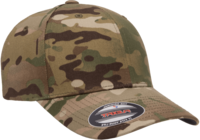 Image Yupoong Flexfit Multicam Camo 6 Panel Cap