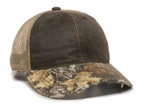 Image Outdoor Frayed Camo Mesh Back