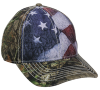 Image Outdoor Camo Flag 6 Panel Cap