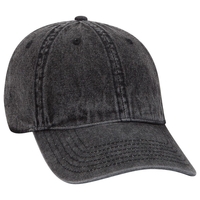 Image Otto 6 Panel Low Profile Snow Washed Demin Cap